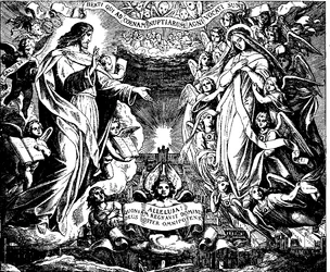 Houtsnede voor Die Bibel in Bildern, 1860